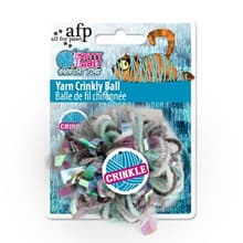 All For Paws Knotty Habit Yarn Crinkly Ball Cat Toy - Assorted Colours