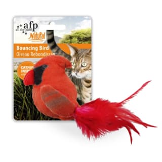 All For Paws Natural Instincts Bouncing Bird Cat Toy - Assorted Colours