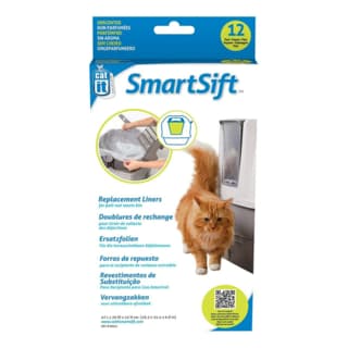 Catit SmartSift with Airsift Cat Litter Box Replacement Liners - 12 Pack