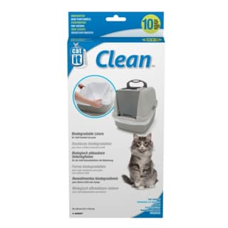 Catit Biodegradable Cat Litter Box Replacement Liners - 10 Pack