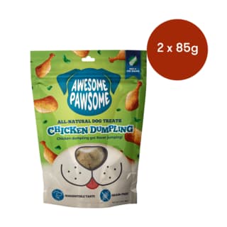 Awesome Pawsome Chicken Dumpling Dog Treats - 170g (2 x 85g Bags)