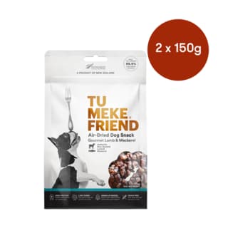 Tu Meke Friend Gourmet Lamb & Mackerel Dog Treats - 300g (2 x150g Bags)
