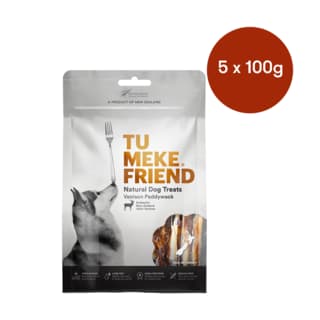 Tu Meke Friend Venison Paddywack Dog Treats - 500g (5 x 100g bags)