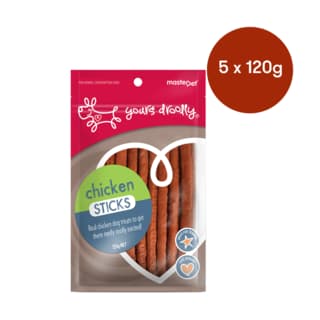 Yours Droolly Chicken Sticks Dog Treats - 600g (5 x 120g Bags)