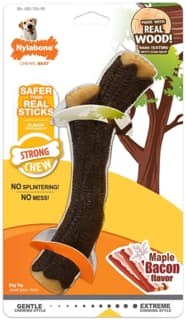 Nylabone Strong Chew Wood Stick Dog Chew Toy - Large