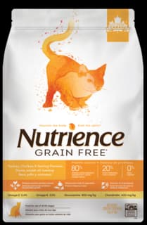 Nutrience Grain Free Turkey Chicken & Herring Dry Cat Food - 5kg