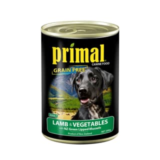 Primal Lamb & Vegetables Wet Dog Food - 390g