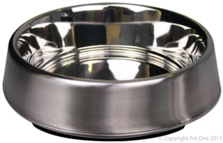 Pet One Anti-Tip Stainless Steel Cat and Dog Bowl - 1800ml