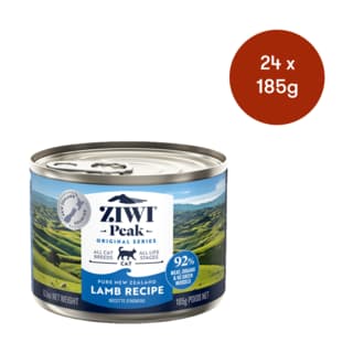 ZIWI Lamb Wet Cat Food - 185g x 24