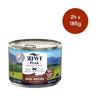 ZIWI Beef Wet Cat Food - 185g x 24