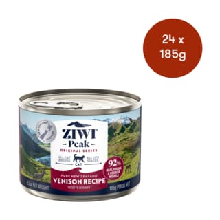 ZIWI Venison Wet Cat Food - 185g x 24