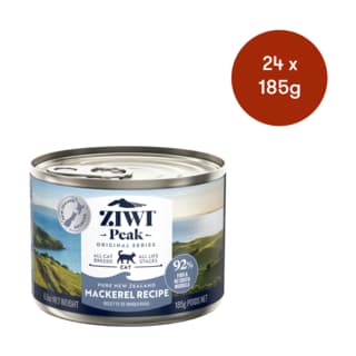 ZIWI Mackerel Wet Cat Food - 185g x 24