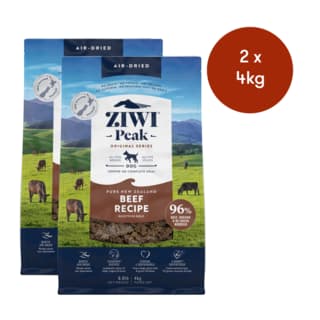 ZIWI Beef Air Dried Dog Food - 8kg (2 x 4kg Bags)