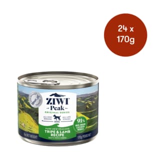ZIWI Tripe & Lamb Wet Dog Food - 170g x 24