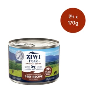 ZIWI Beef Wet Dog Food - 170g x 24