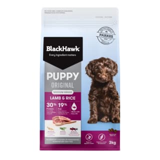 Black Hawk Original Medium Breed Puppy Lamb & Rice Dry Dog Food - 3kg