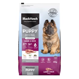 Black Hawk Original Large Breed Puppy Lamb & Rice Dry Dog Food - 20kg