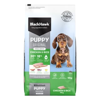 Black Hawk Original Small Breed Puppy Chicken & Rice Dry Dog Food - 10kg