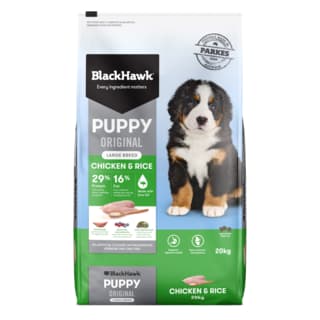 Black Hawk Original Large Breed Puppy Chicken & Rice Dry Dog Food - 20kg