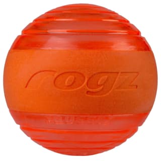 Rogz Squeekz Ball Dog Toy - Orange