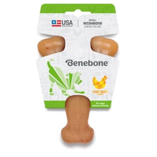 Benebone Wishbone Chicken Dog Chew Toy - Small