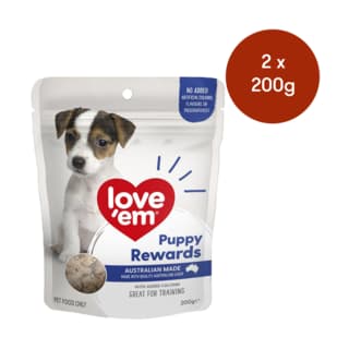 Love'Em Liver Puppy Treats - 400g (2 x 200g)