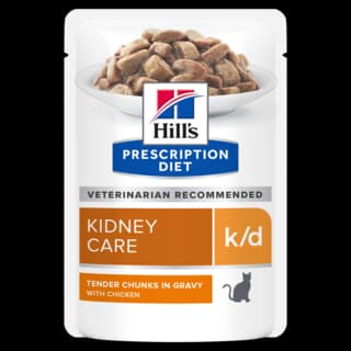 Hill's Prescription Diet k/d Kidney Care Chicken Wet Cat Food - 85g x 12
