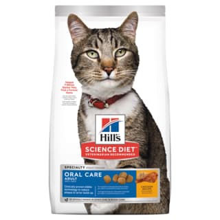 Hill's Science Diet Adult Oral Care Dry Cat Food - 8kg (2 x 4kg Bags)