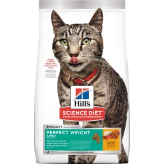 Hill's Science Diet Adult Perfect Weight Dry Cat Food - 13.6kg (2 x 6.8kg Bags)