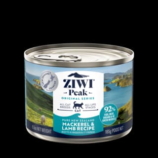 ZIWI Mackerel & Lamb Wet Cat Food - 185g x 36