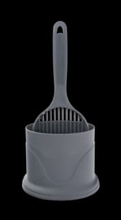 Trouble & Trix Cat Litter Scoop with Holder - Scoop & Holder