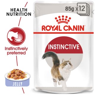 Royal Canin Instinctive Adult in Jelly Wet Cat Food - 85g x 24
