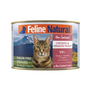 Feline Natural Chicken & Venison Feast Wet Cat Food - 85g x 48