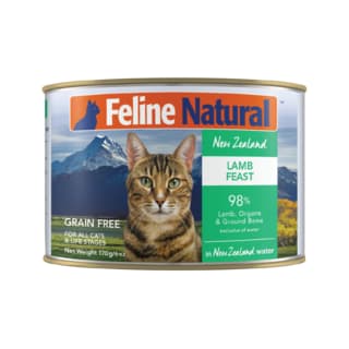 Feline Natural Lamb Feast Wet Cat Food - 170g x 48