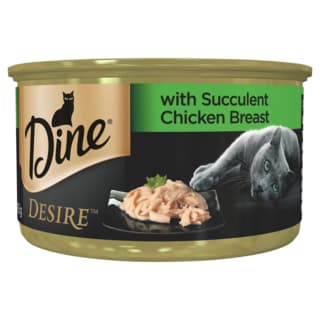 Dine Desire with Succulent Chicken Breast Wet Cat Food - 85g x 24 (tray)