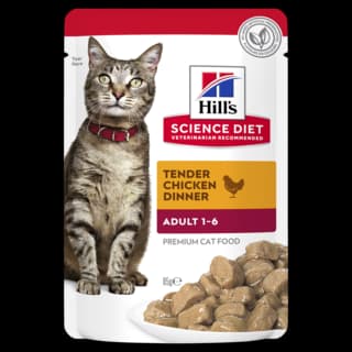 Hill's Science Diet Adult Chicken Wet Cat Food - 85g x 12