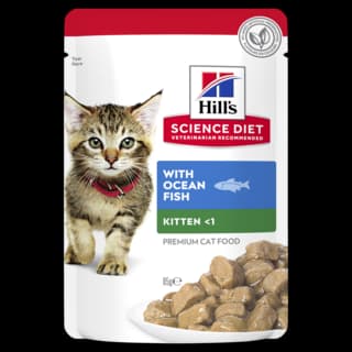 Hill's Science Diet Kitten Ocean Fish Wet Cat Food - 85g x 36