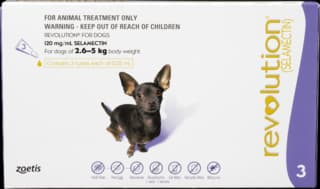 Revolution Spot-On Flea Treatment for Dogs - 5.1 - 10kg, 6 Pack