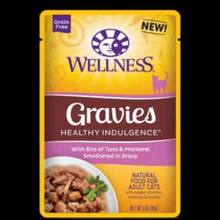 Wellness Gravies Tuna & Mackerel Adult Wet Cat Food - 85g x 12