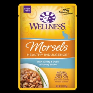Wellness Morsels Turkey & Duck Adult Wet Cat Food - 85g x 24