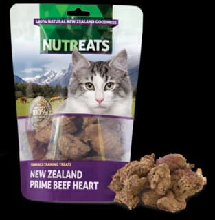 Nutreats Freeze Dried Beef Hearts Cat Treats - 50g