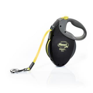 Flexi Giant Retractable Tape Dog Lead - Black