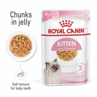 Royal Canin Instinctive Chunks in Jelly Kitten Wet Cat Food - 85g x 36