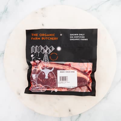 The Organic Farm Butchery Beef Sirloin Steak