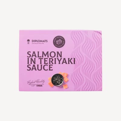 Diplomats Salmon Fillets In Teriyaki Sauce 140g
