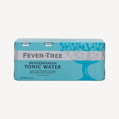 Fever Tree Premium Mediterranean Tonic Can 8 Pack