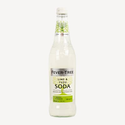 Fever Tree Premium Lime And Yuzu Soda 500ml