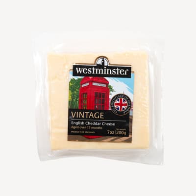 Westminster Vintage English Cheddar Cheese 200g