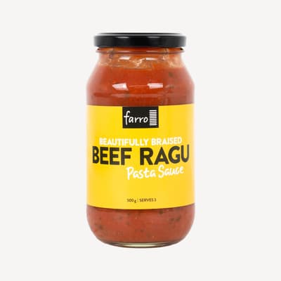 Farro Kitchen Beef Ragu Pasta Sauce 500g