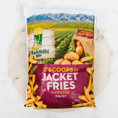 Makikihi Fries Agria Potato Crinkle Fries 740g